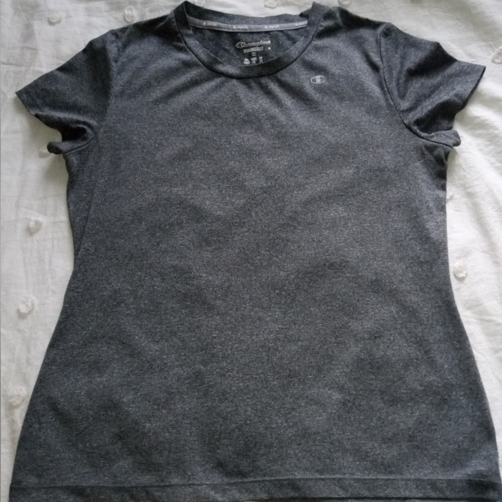 Champion Dry Fit Powertrain Tshirts. Size Medium. Gray.